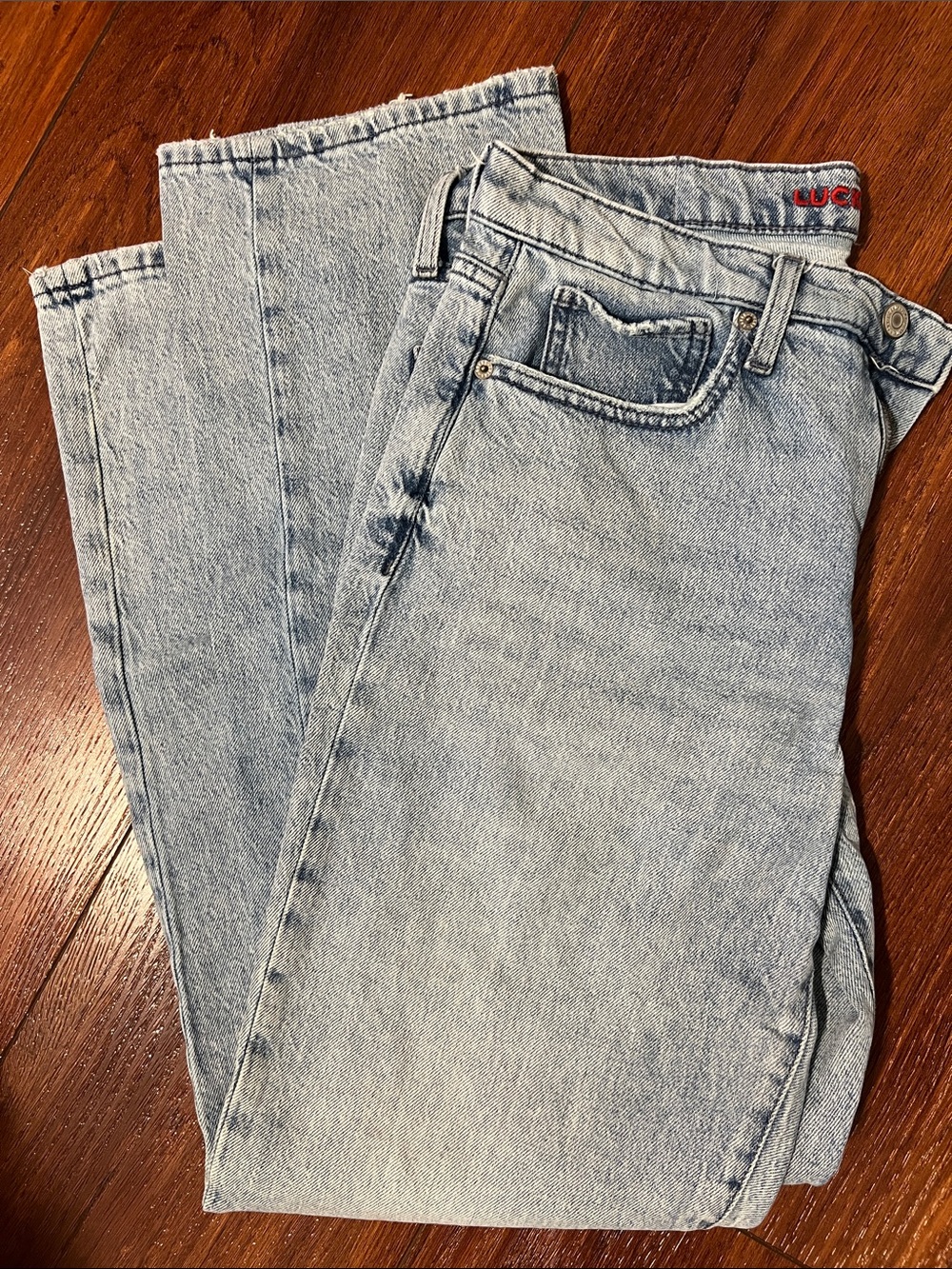 LUCKY BRAND Zoe High Rise Straight Leg Jeans